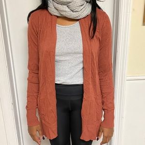 Rust Colored Cardigan